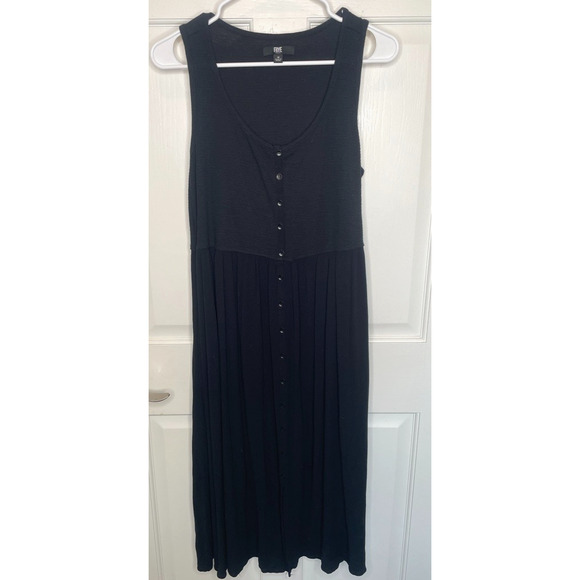 Frye Dresses & Skirts - Frye Women's Button Front Sleeveless Maxi Dress Sz M Sundress Boho Peasant